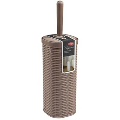 Stefanplast 2075915 Elegance toiletborstel, grijs, kunststof, 12 x 12 x 40 cm Stefanplast 2075915 Elegance toiletborstel, grijs, kunststof, 12 x 12 x 40 cm