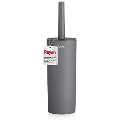 Rayen Toiletborstel met deksel, effectieve reiniging, ultrazacht, afmetingen: 37 x 9,2 cm Rayen Toiletborstel met deksel, effectieve reiniging, ultrazacht, afmetingen: 37 x 9,2 cm