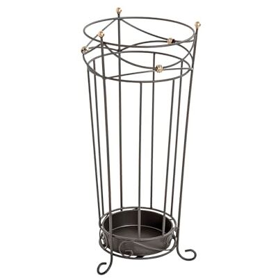 HAKU parapludeur antraciet, metaal Afmeting: H 55 cm x Ø 24 cm, Stijl: Traditioneel HAKU parapludeur antraciet, metaal Afmeting: H 55 cm x Ø 24 cm, Stijl: Traditioneel