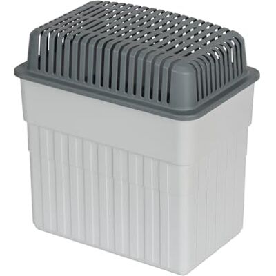 WENKO Vochtkiller met 2 kg granulaatblok, luchtontvochtiger voor binnen, kan tot 2,8 l vocht bevatten, laboratoriumgetest, navulbaar, vermindert schimmel en geuren WENKO Vochtkiller met 2 kg granulaatblok, luchtontvochtiger voor binnen, kan tot 2,8 l vocht bevatten, laboratoriumgetest, navulbaar, vermindert schimmel en geuren