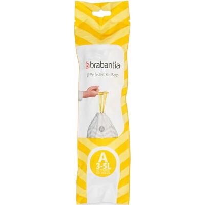 Brabantia Vuilniszak 3 liter code A x20 Brabantia Vuilniszak 3 liter code A x20