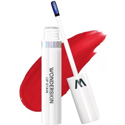 Wonderskin Wonder Blading One Step Red Lip Stain Mask, Natuurlijk Læbe Stain Langtidsholdbar Vandfast, Transfer-proof Lip Tint (Playful) Wonderskin Wonder Blading One Step Red Lip Stain Mask, Natuurlijk Læbe Stain Langtidsholdbar Vandfast, Transfer-proof Lip Tint (Playful)