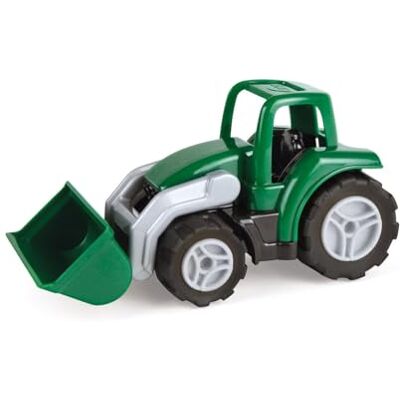 Lena 1263 Workies Scheptractor 14 cm Tractor van ABS-kunststof Trekker met beweegbare schep Lena 1263 Workies Scheptractor 14 cm Tractor van ABS-kunststof Trekker met beweegbare schep