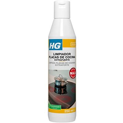 HG Extra sterke reiniger voor kookplaten, verwijdert effectief vet, reiniger en bescherming van inductiekookplaten, elektrische en gasfornuizen, effectieve ovenreiniger en HG Extra sterke reiniger voor kookplaten, verwijdert effectief vet, reiniger en bescherming van inductiekookplaten, elektrische en gasfornuizen, effectieve ovenreiniger en