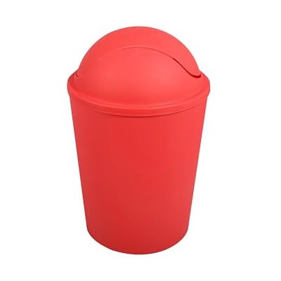 MSV AKO Afvalemmer 5,5 liter met klapdeksel rood, rood, 5,5 l MSV AKO Afvalemmer 5,5 liter met klapdeksel rood, rood, 5,5 l