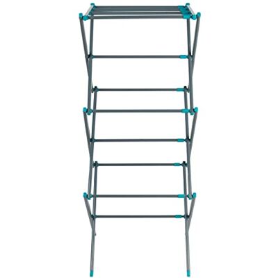 Beldray LA077615EU7 Expandable Clothes Airer – Verstelbaar Indoor Inklapbaar Droogrek, Houdt tot 7 kg Wet Wassen Over 3 Derden, 7M Line Space, Opvouwbaar voor Compacte Opslag, Expands 40-65 cm Breed Beldray LA077615EU7 Expandable Clothes Airer – Verstelbaar Indoor Inklapbaar Droogrek, Houdt tot 7 kg Wet Wassen Over 3 Derden, 7M Line Space, Opvouwbaar voor Compacte Opslag, Expands 40-65 cm Breed