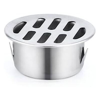 Drhomeam Roestvrijstalen vloerafvoer voor tuin, balkon, keuken, tuin, badkamer (Ø 50 mm) Drhomeam Roestvrijstalen vloerafvoer voor tuin, balkon, keuken, tuin, badkamer (Ø 50 mm)