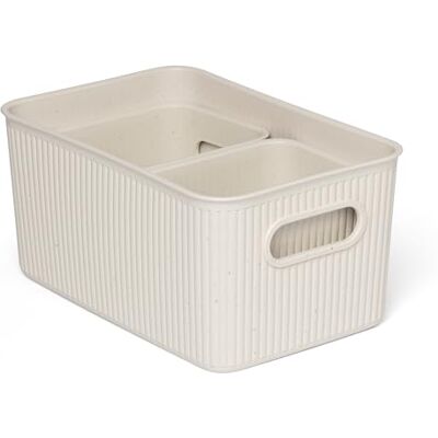 TATAY Baobab ECOHOME Set van 3 rechthoekige opbergdozen 1 x 5 liter + 2 x 1,5 l, polypropyleen, BPA-vrij, 100% gerecyclede kunststof, afmetingen 18,1 x 27,2 x 13 cm TATAY Baobab ECOHOME Set van 3 rechthoekige opbergdozen 1 x 5 liter + 2 x 1,5 l, polypropyleen, BPA-vrij, 100% gerecyclede kunststof, afmetingen 18,1 x 27,2 x 13 cm