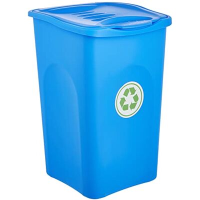 Stefanplast Begreen Afvalemmer, 50 l, capri blauw Stefanplast Begreen Afvalemmer, 50 l, capri blauw