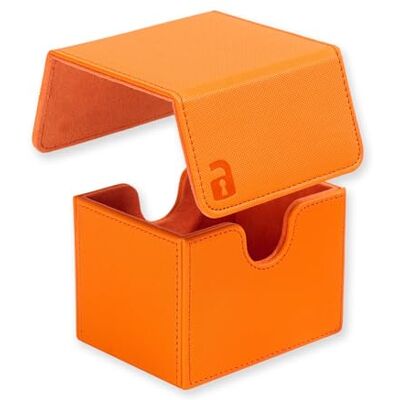 Vault X Exo-Tec modulaire zijopening voor meer dan 100 TCC-kaarten, afneembaar magnetisch deksel, compatibel met Commander en Standard kaarten (oranje) Vault X Exo-Tec modulaire zijopening voor meer dan 100 TCC-kaarten, afneembaar magnetisch deksel, compatibel met Commander en Standard kaarten (oranje)