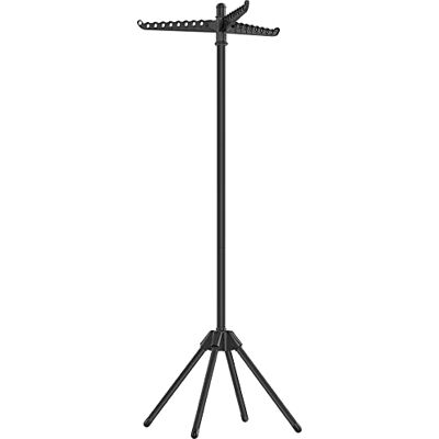 SONGMICS Droogrek, staande droger, 3 draaibare armen voor kleerhangers, 4 poten, binnen, roestvrij staal, kan tot 27 kledingstukken bevatten, hoogte 150 cm, zwart LLR510B01 SONGMICS Droogrek, staande droger, 3 draaibare armen voor kleerhangers, 4 poten, binnen, roestvrij staal, kan tot 27 kledingstukken bevatten, hoogte 150 cm, zwart LLR510B01