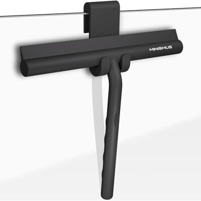 Minismus Raamwisser met ophanghaak trekker douche douchewisser raamtrekker douchetrekker anti slip douchewisser (Zwart) Minismus Raamwisser met ophanghaak trekker douche douchewisser raamtrekker douchetrekker anti slip douchewisser (Zwart)