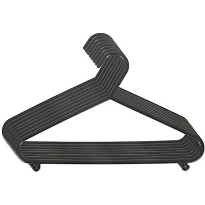 BIECO Kleerhangers kinderen 8 stuks zwart lengte ca. 30 cm babykleerhanger kunststof kleerhanger kinderen baby babyorganizer voor kledingkast kleerhanger baby babykleding hangers BIECO Kleerhangers kinderen 8 stuks zwart lengte ca. 30 cm babykleerhanger kunststof kleerhanger kinderen baby babyorganizer voor kledingkast kleerhanger baby babykleding hangers