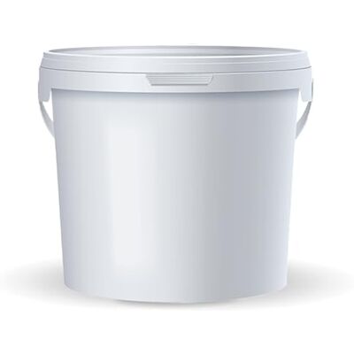 POSH Emmer 5 liter, wit, voedselveilig, lekvrij, geurloos, robuust, luchtdicht, met handvat (1,5 l) POSH Emmer 5 liter, wit, voedselveilig, lekvrij, geurloos, robuust, luchtdicht, met handvat (1,5 l)