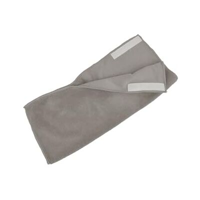 Homéa , Microvezelmop met klittenband, 40 x 35 cm, taupe Homéa , Microvezelmop met klittenband, 40 x 35 cm, taupe