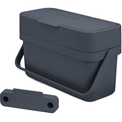 Joseph Joseph Compo 4 Easy-fill Slimline Voedselafval Caddy, 4 Liter-Grafiet Joseph Joseph Compo 4 Easy-fill Slimline Voedselafval Caddy, 4 Liter-Grafiet
