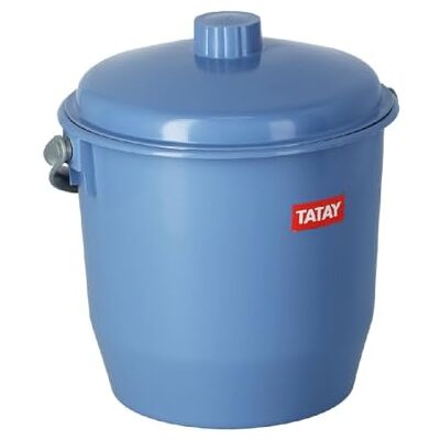 TATAY Emmer met deksel en handvat, 17 l, 35 x 33 x 36 cm, inhoud 17 l TATAY Emmer met deksel en handvat, 17 l, 35 x 33 x 36 cm, inhoud 17 l