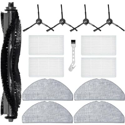 EDARTO Accessoires geschikt voor Tapo RV20 Max Plus/Tapo RV30 Max Plus/Tapo RV20 Max/Tapo RV30 Max stofzuigers. 1 x hoofdborstel, 4 x zijborstels, 4 x doekjes, 4 x filters, 1 x reinigingsborstel. EDARTO Accessoires geschikt voor Tapo RV20 Max Plus/Tapo RV30 Max Plus/Tapo RV20 Max/Tapo RV30 Max stofzuigers. 1 x hoofdborstel, 4 x zijborstels, 4 x doekjes, 4 x filters, 1 x reinigingsborstel.