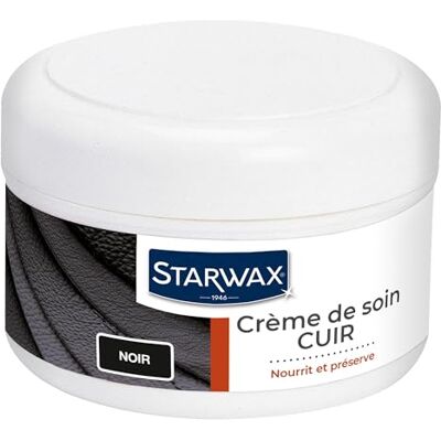 STARWAX Verzorgingscrème voor leer, 150 ml, zwart, zie beschrijving STARWAX Verzorgingscrème voor leer, 150 ml, zwart, zie beschrijving