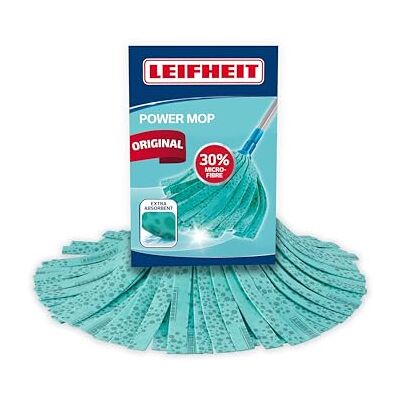 Leifheit Reservekop Classic Mop Viscose Plus, dweilkop van viscose extra absorberende viscose door microvezel, voor tegels en stenen vloeren, mopkop wasbaar op 60 °C Leifheit Reservekop Classic Mop Viscose Plus, dweilkop van viscose extra absorberende viscose door microvezel, voor tegels en stenen vloeren, mopkop wasbaar op 60 °C
