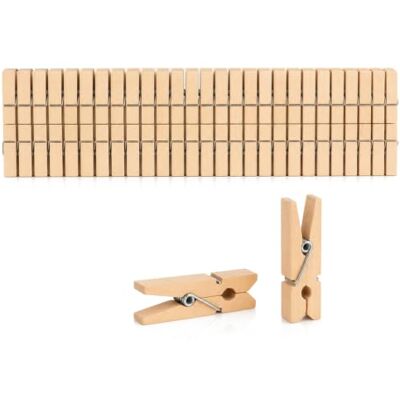 com-four ® 120x mini wasknijpers van lotushout, kleine houten wasknijpers als decoratie voor foto's, collages, ansichtkaarten, foto's & cadeaus (120 stuks naturel) com-four ® 120x mini wasknijpers van lotushout, kleine houten wasknijpers als decoratie voor foto's, collages, ansichtkaarten, foto's & cadeaus (120 stuks naturel)