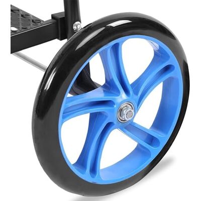 SereneLife Vervangende rubberen achterwielen voor winkelwagens, zwenkwielen van thermoplastisch rubber, vuilafstotend rubber, bewegen zacht en stil in alle SereneLife Vervangende rubberen achterwielen voor winkelwagens, zwenkwielen van thermoplastisch rubber, vuilafstotend rubber, bewegen zacht en stil in alle