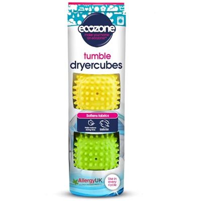 Ecozone E250 wasverzachtende droogkubussen, 2 stuks Ecozone E250 wasverzachtende droogkubussen, 2 stuks