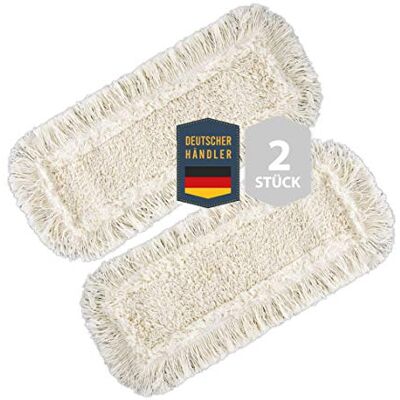 ELES VIDA Wischmopp Set van 2 katoenen kussenslopen 40 cm ELES VIDA Wischmopp Set van 2 katoenen kussenslopen 40 cm