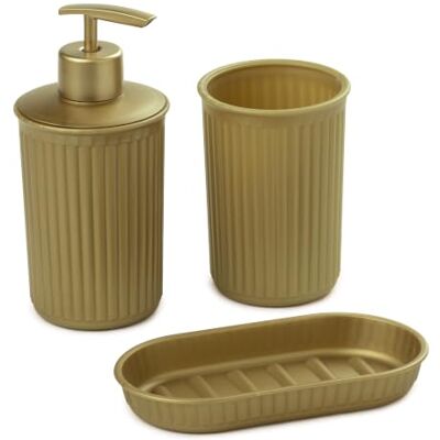 TATAY 3-delige set badkamer aanrecht (beker +, BPA-vrij TATAY 3-delige set badkamer aanrecht (beker +, BPA-vrij