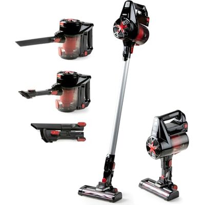 PRIMO PR504SV Aspirateur Balai 3-en-1 Sans Fil 22,2V Noir/Rouge PRIMO PR504SV Aspirateur Balai 3-en-1 Sans Fil 22,2V Noir/Rouge