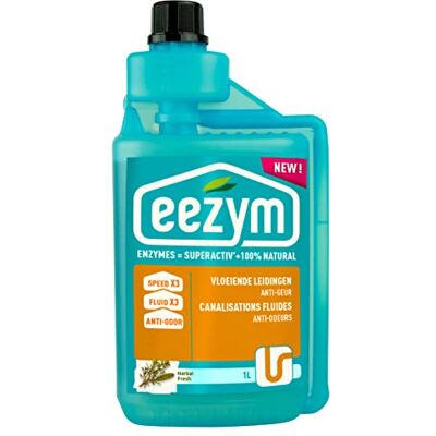 EEZYM Vloeibare afvoeren tegen geur – Herbal Fresh – 1 l EEZYM Vloeibare afvoeren tegen geur – Herbal Fresh – 1 l
