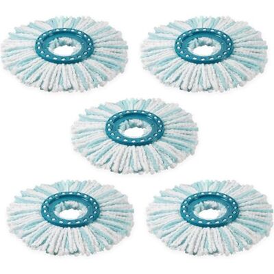 AVAENZO Leifheit Clean Twist Disc Mop Micro 5 stuks reservekoppen voor Leifheit Clean Twist M 2-vezelsysteem voor ronde dweil, reserveonderdelen voor alle vloertypes AVAENZO Leifheit Clean Twist Disc Mop Micro 5 stuks reservekoppen voor Leifheit Clean Twist M 2-vezelsysteem voor ronde dweil, reserveonderdelen voor alle vloertypes