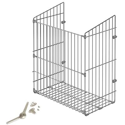Emuca Schuine wasmand voor module 450 mm, mand voor het opbergen van vuile was, verchroomd, staal Emuca Schuine wasmand voor module 450 mm, mand voor het opbergen van vuile was, verchroomd, staal