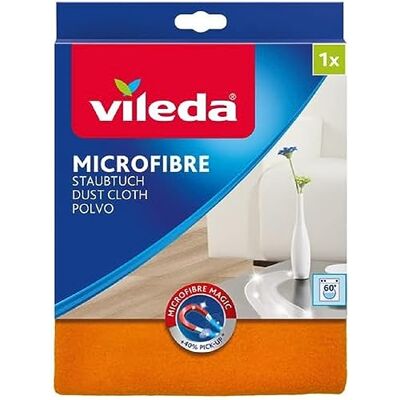 Vileda Microvezeldoek verwijdert stof zonder wervelingen Vileda Microvezeldoek verwijdert stof zonder wervelingen