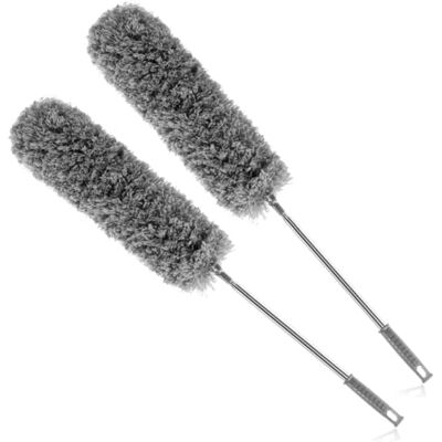 com-four ® 2 x stofdoek met telescoopsteel, extra lange en uittrekbare stofdoek, voor hoge plafonds, spinnenwebbezem, lengte 80-240 cm com-four ® 2 x stofdoek met telescoopsteel, extra lange en uittrekbare stofdoek, voor hoge plafonds, spinnenwebbezem, lengte 80-240 cm