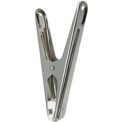 MSV 100461 wasknijpers, 10 stuks, roestvrij staal/kunststof, zilverkleurig, 30 x 20 x 15 cm MSV 100461 wasknijpers, 10 stuks, roestvrij staal/kunststof, zilverkleurig, 30 x 20 x 15 cm
