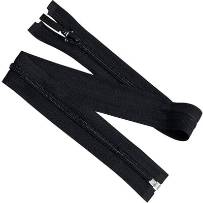 AERZETIX Set van 6 spiraalritssluitingen nr. 5 50 cm deelbaar zwart met decoratieve trekker voor jasaccessoires en kledingnaaien AERZETIX Set van 6 spiraalritssluitingen nr. 5 50 cm deelbaar zwart met decoratieve trekker voor jasaccessoires en kledingnaaien
