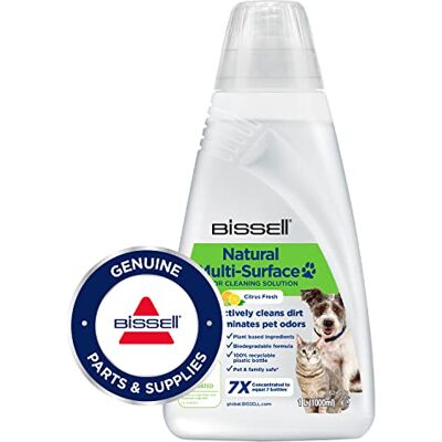 Bissell natuurlijke reinigingsoplossing voor meerdere oppervlakken, 1 liter, voor CrossWave, SpinWave Robot, HydroWave, hoge reinigingskracht met natuurlijke werking, 3122 Bissell natuurlijke reinigingsoplossing voor meerdere oppervlakken, 1 liter, voor CrossWave, SpinWave Robot, HydroWave, hoge reinigingskracht met natuurlijke werking, 3122