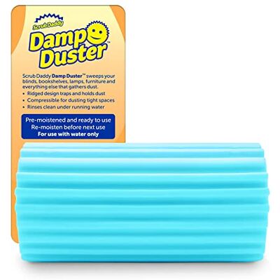 Scrub Daddy Damp Duster – Magische reinigingsspons – vangt stof en kan gemakkelijk worden afgespoeld (blauw) SDDAMLB Eén maat Scrub Daddy Damp Duster – Magische reinigingsspons – vangt stof en kan gemakkelijk worden afgespoeld (blauw) SDDAMLB Eén maat