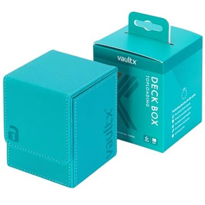 Vault X ® Large eXo-Tec Premium Deck Box Groot formaat Opbergbox voor kaarten met meer dan 100 vakjes PVC-vrije kaarthouder voor TCG (Groenblauw) Vault X ® Large eXo-Tec Premium Deck Box Groot formaat Opbergbox voor kaarten met meer dan 100 vakjes PVC-vrije kaarthouder voor TCG (Groenblauw)