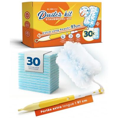FIXEDNOW 30 navulverpakkingen voor plumeau XXL compatibel met Swiffer Duster FIXEDNOW 30 navulverpakkingen voor plumeau XXL compatibel met Swiffer Duster