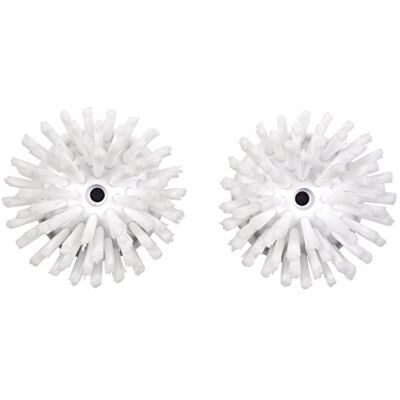 OXO Good Grips Vervangende borstels voor afwasborstel met zeepdispenser, wit, 2 stuks OXO Good Grips Vervangende borstels voor afwasborstel met zeepdispenser, wit, 2 stuks
