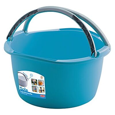 Stefanplast 6300122 Afwasbak, rond, uniseks, volwassenen, meerkleurig, 16 l Stefanplast 6300122 Afwasbak, rond, uniseks, volwassenen, meerkleurig, 16 l