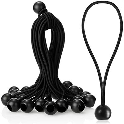 com-four ® 25x zeildoekspanner met kogel spanrubber voor posters tentspanner voor kamperen kogelspanner rubberspanner rubberen lussen (25 stuks 21cm met bol) com-four ® 25x zeildoekspanner met kogel spanrubber voor posters tentspanner voor kamperen kogelspanner rubberspanner rubberen lussen (25 stuks 21cm met bol)