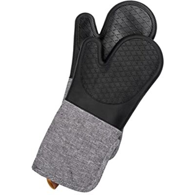 WENKO Ada siliconen keukenhandschoenen, set van 2 stuks WENKO Ada siliconen keukenhandschoenen, set van 2 stuks