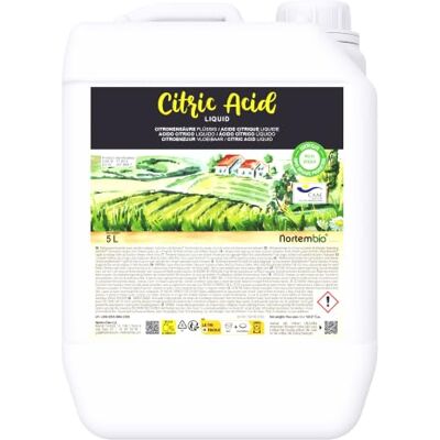 Nortembio . Biologisch citroenzuur 5L watervrij citroenzuur poeder 100% puur biologische multifunctionele reiniger incl. e-book Nortembio . Biologisch citroenzuur 5L watervrij citroenzuur poeder 100% puur biologische multifunctionele reiniger incl. e-book