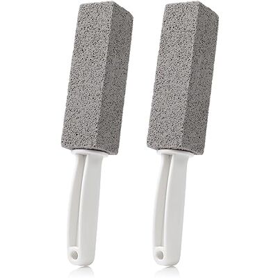Vaily Set van 2 toiletreinigingsstenen, milieuvriendelijke en natuurlijke handgrepen, reinigingsborstels voor badkamer, keuken en meer Vaily Set van 2 toiletreinigingsstenen, milieuvriendelijke en natuurlijke handgrepen, reinigingsborstels voor badkamer, keuken en meer