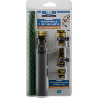 GEB Set waterontstopper, klein, Ø 32-40 mm + accessoires GEB Set waterontstopper, klein, Ø 32-40 mm + accessoires