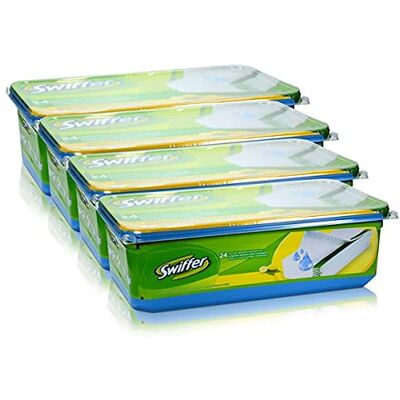 Swiffer Wet 4 navulverpakkingen à 24 doekjes Swiffer Wet 4 navulverpakkingen à 24 doekjes
