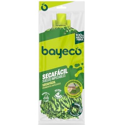 Bayeco Gemakkelijk droge mop van 100% microvezel Superieure absorptie en reiniging Licht zelfs nat Meer sterkte en duurzaamheid Groen 1 stuk Bayeco Gemakkelijk droge mop van 100% microvezel Superieure absorptie en reiniging Licht zelfs nat Meer sterkte en duurzaamheid Groen 1 stuk